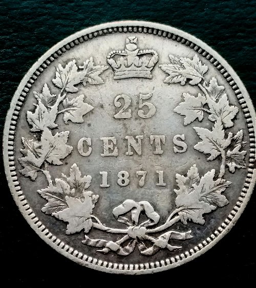 Can-You-Please-Grade-My-1871-Canada-25-Cents-Obverse-1-Or-2?